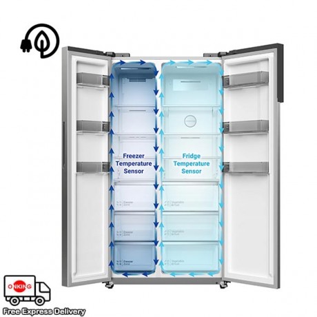 Hitachi 552L INV SBS Door Fridge HRSN9552DGWMY