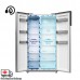 Hitachi 552L INV SBS Door Fridge HRSN9552DGWMY